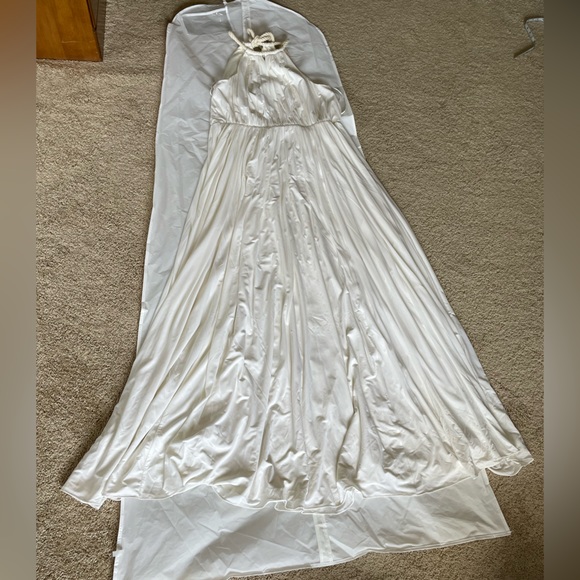 J crew Ursula wedding gown- ivory. Sz 8. Used - great condition & garment bag - Picture 5 of 10